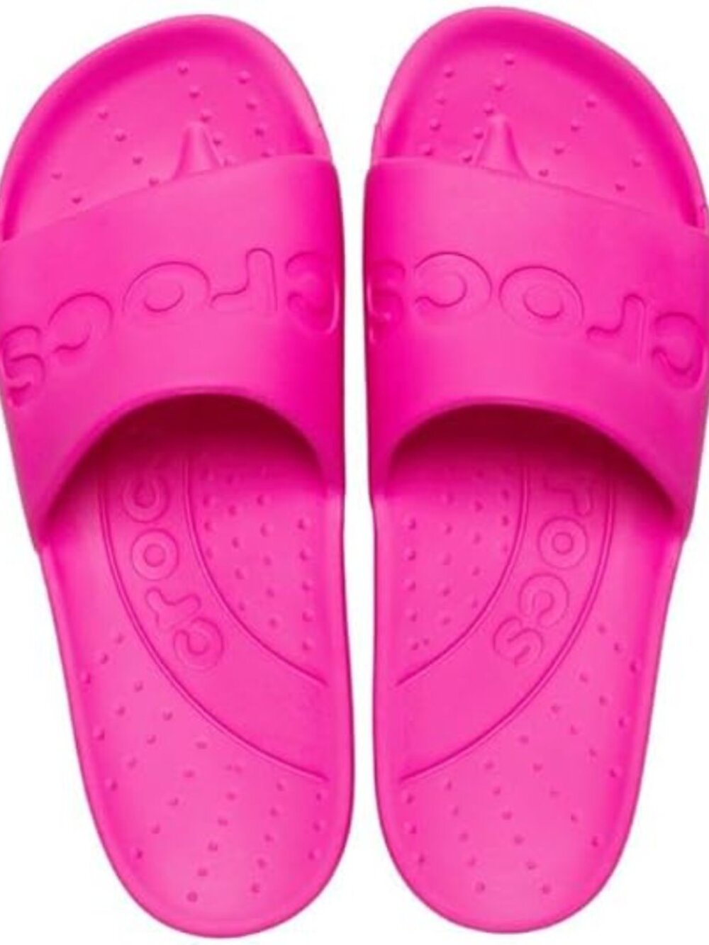 Crocs Unisex-Adult Crocs Slides, Pink Crush